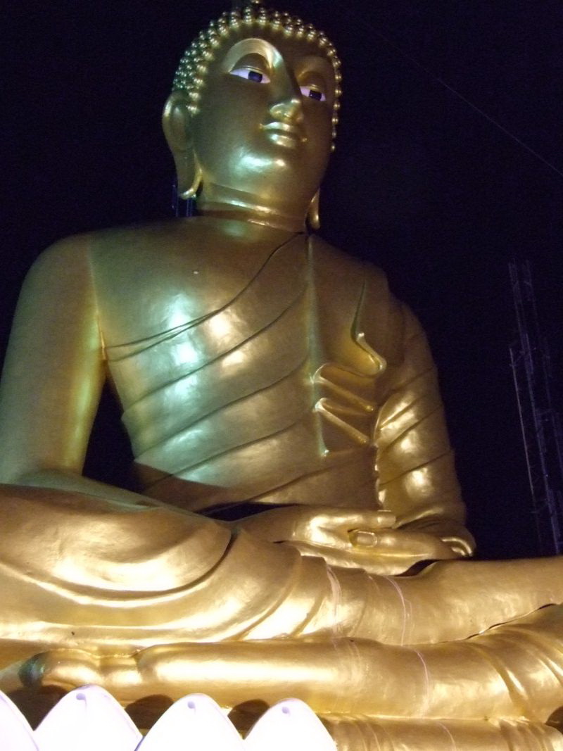 Buddha on top of Mountain at Tiger Cave temple, Krabi