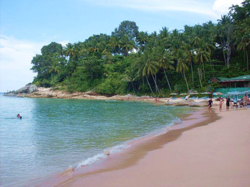 Surin beach, good for surfing in low season, Phuket