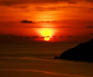 Promthep Cape Temple at sunset