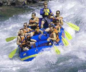 Exciting White Water Rafting during a Phang Nga Tour